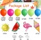 Summer Party Decoration 144PCS Tropical Flamingo Balloons Garland Arch Kit,Watermelon,Ice Cream Flamingo Balloons for Beach Pool Hawaiian Luau Birthday Party Decorations